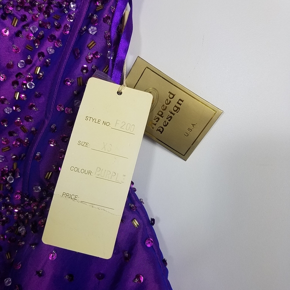 ASPEED Prom dress Strapless Sweetheart bead embellished Size XSMALL - Picture 5 of 8